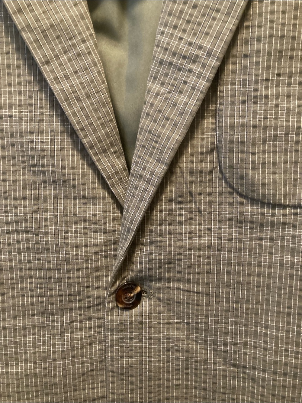 NWT Houston White 2-piece Suit: Blazer, Pants (XL / 50) Multi-Olive-Green-Plaid - Picture 5 of 9
